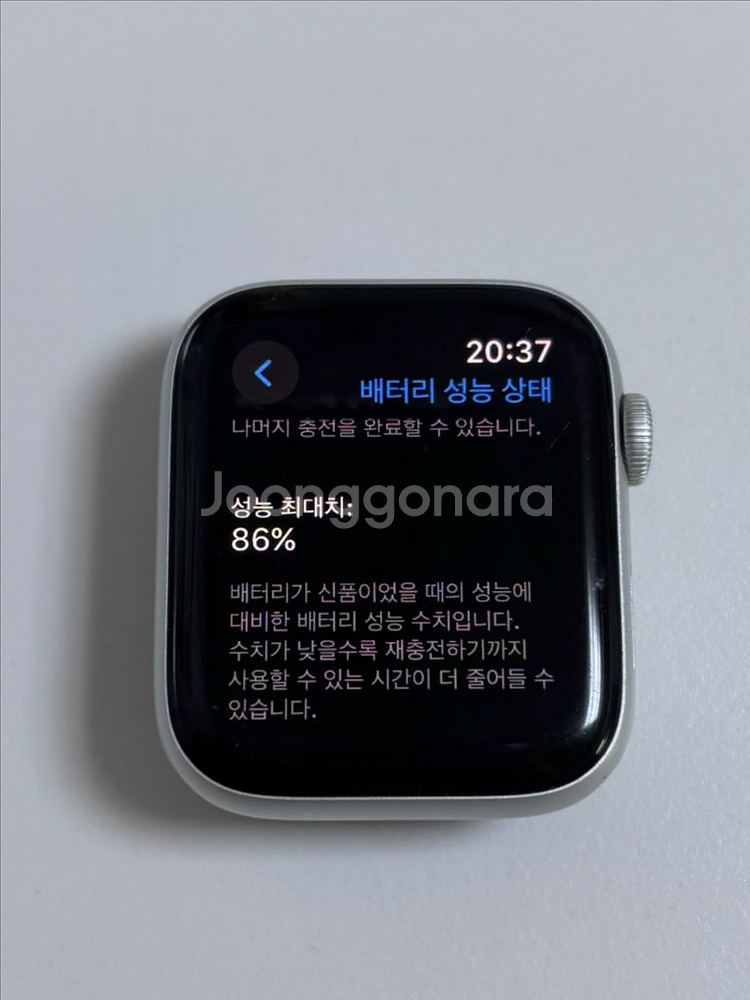애플워치SE 실버 44mm--4