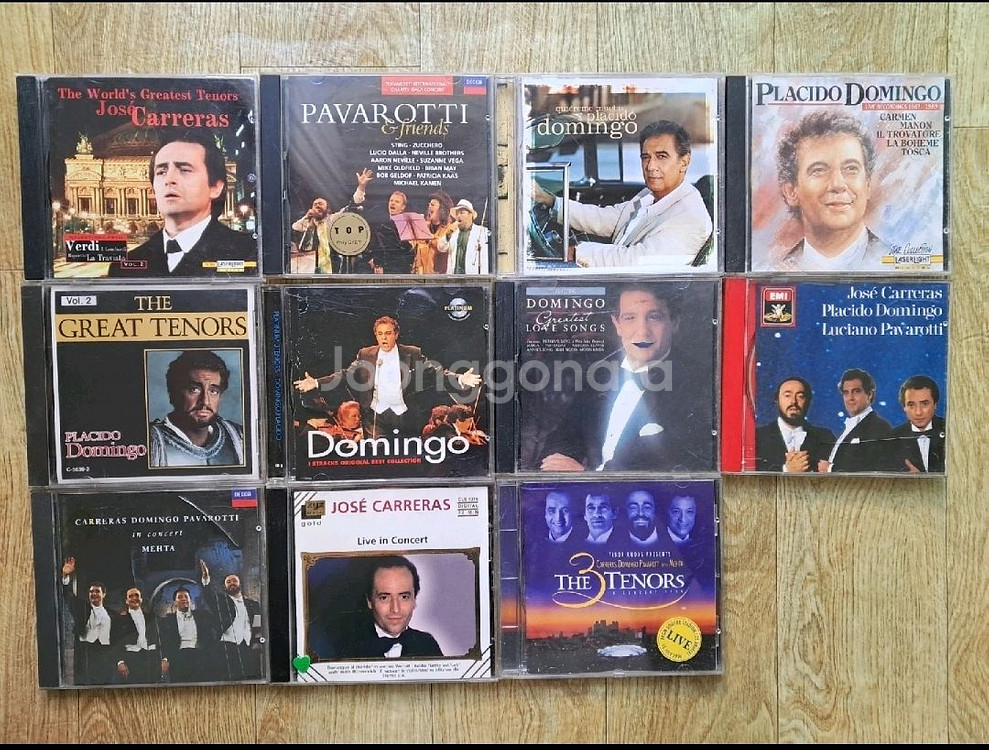 플라시도 도밍고/파바로티/카레라스 CD 모음--1
