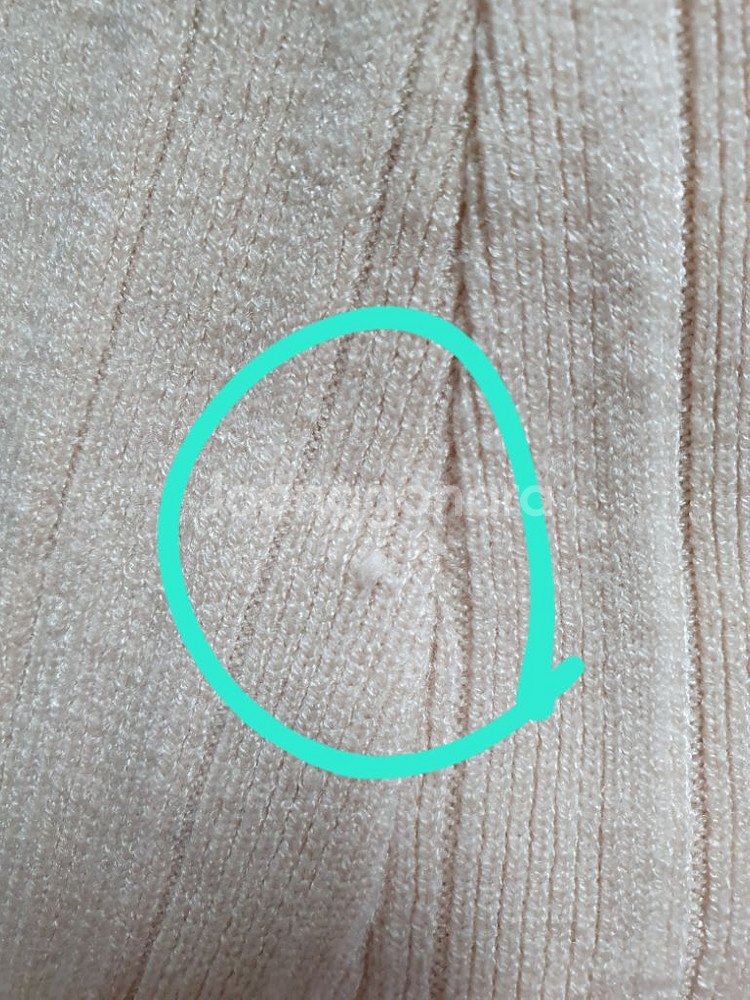 (상태좋음)니트 골지 원피스 44~55반--6