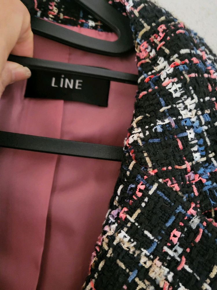 리인 트위드자켓--2