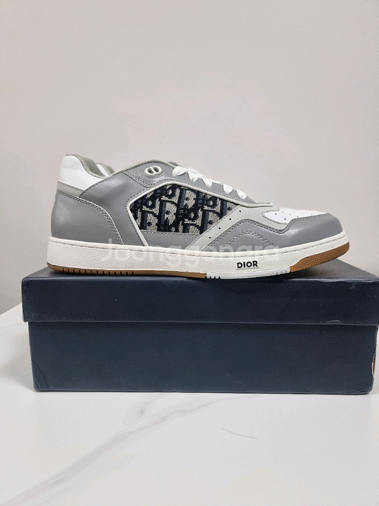 디올 B27 로우탑 스니커즈 그레이--0