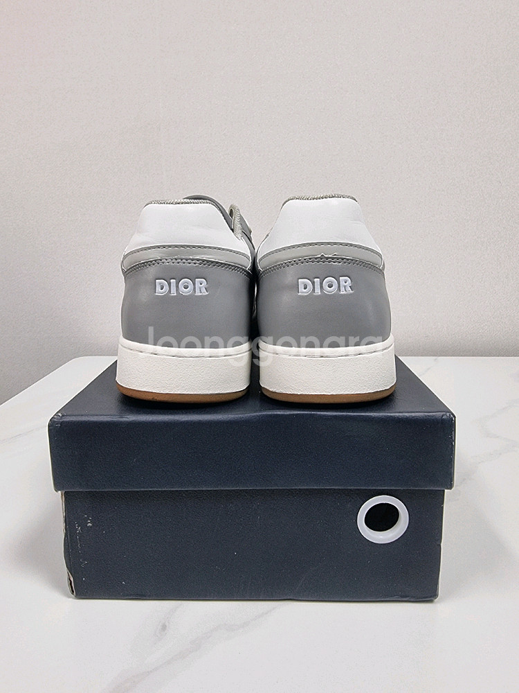 디올 B27 로우탑 스니커즈 그레이--6