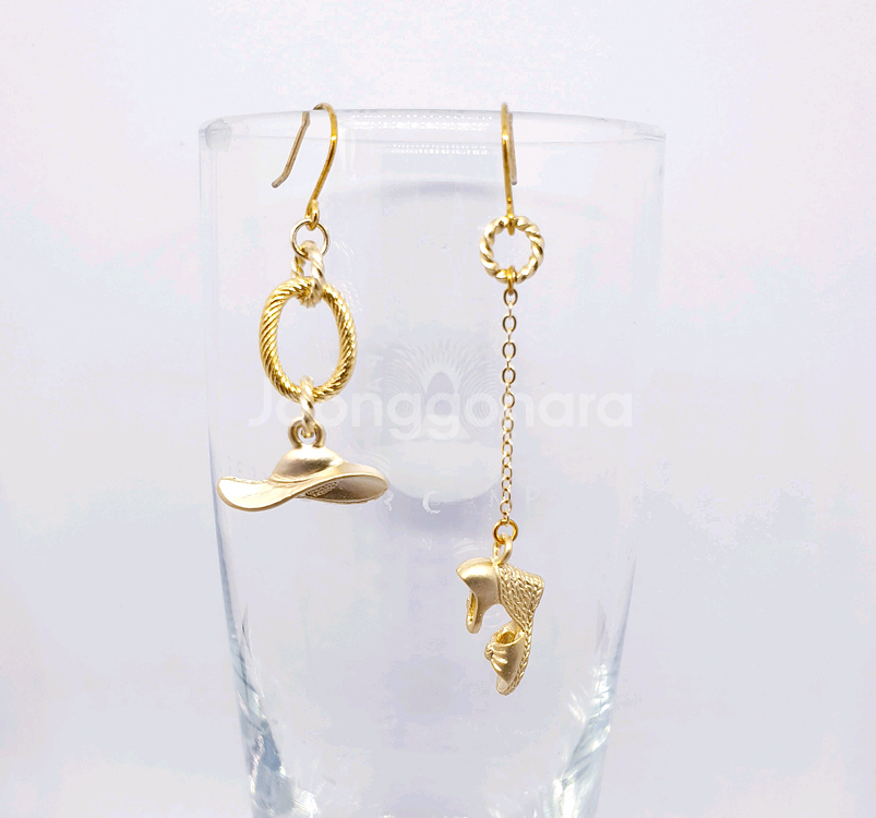 빅챙&웨지힐 언밸런스 귀걸이--0