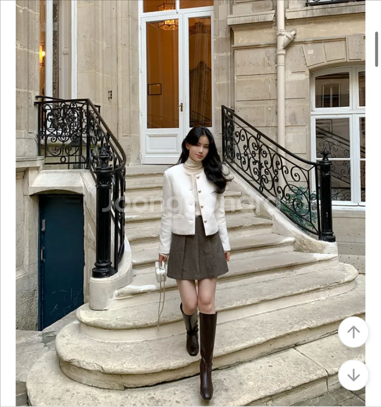 베니토 누빔 트위드 자켓 / 44-66--0