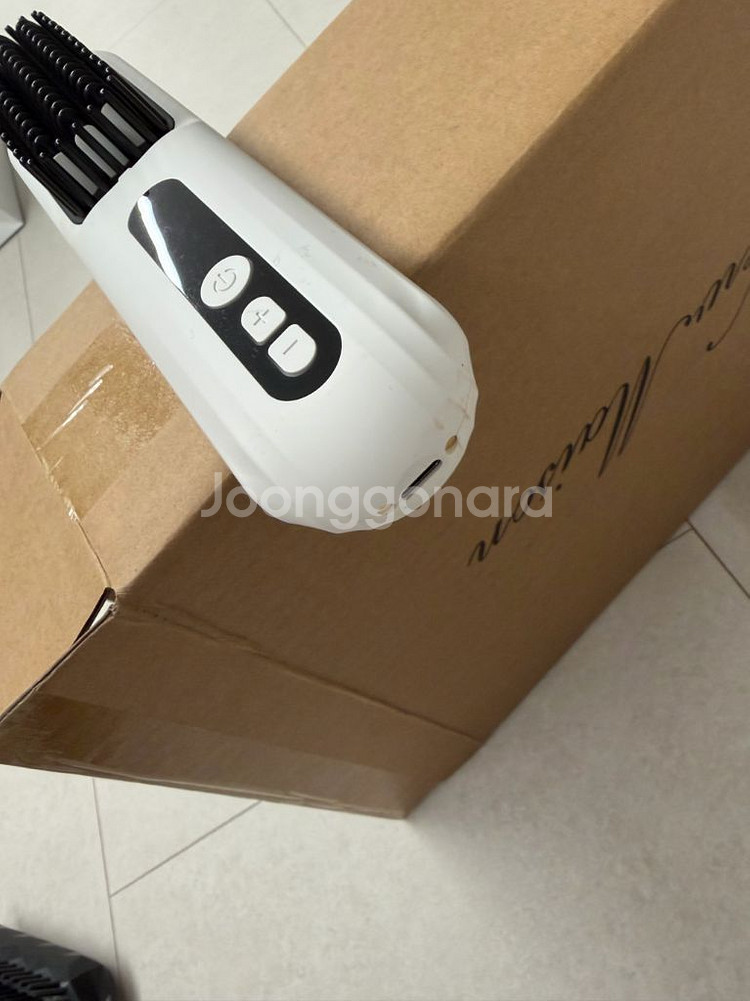 뉴메이슨 청담187 무선 헤어브러쉬 화이트 풀박스--4