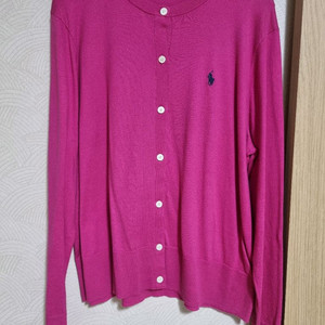 폴로 피마코튼 가디건 XL