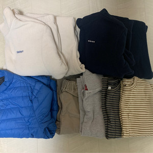 유니클로 아이더 폴로 탑텐 남아 130사이즈