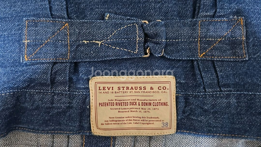 리바이스 LVC 1880s 트리플 플리츠 블라우스 자켓--6