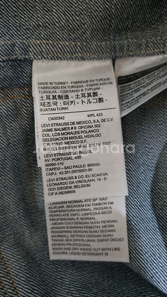 리바이스 LVC 1880s 트리플 플리츠 블라우스 자켓--7