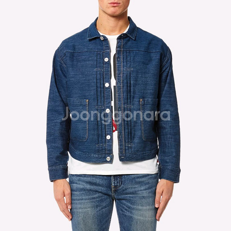 리바이스 LVC 1880s 트리플 플리츠 블라우스 자켓--9