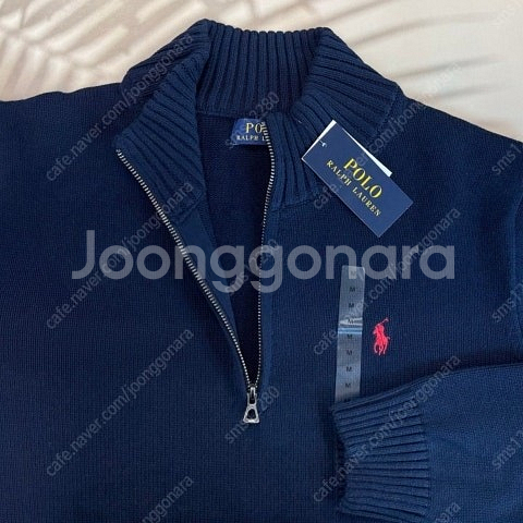 (새상품)폴로 니트 폴로코튼 하프집업 스웨터--9