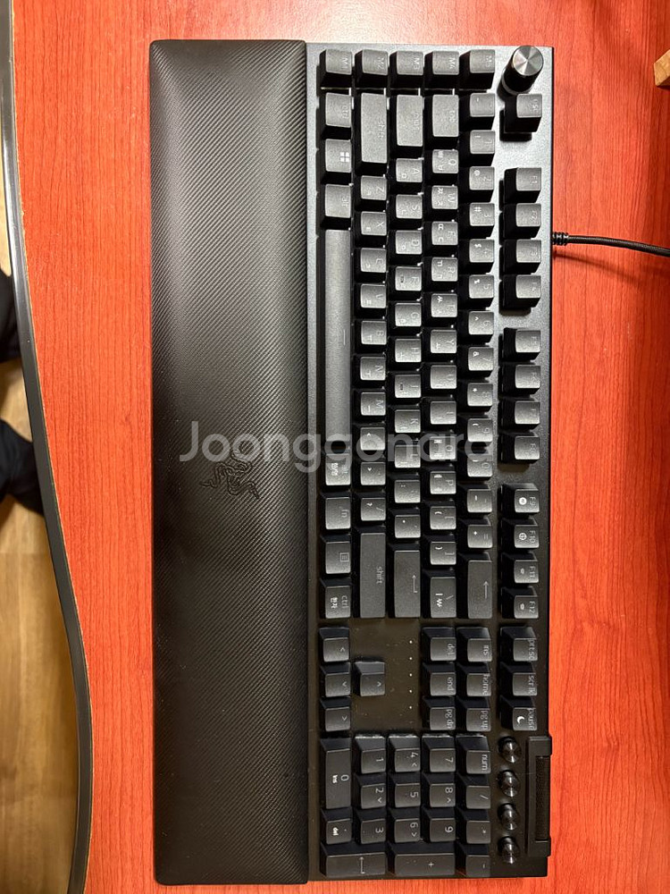 레이저 블랙위도우 v4 pro 녹축 풀윤활/스테빌교정/흡음 판매--0