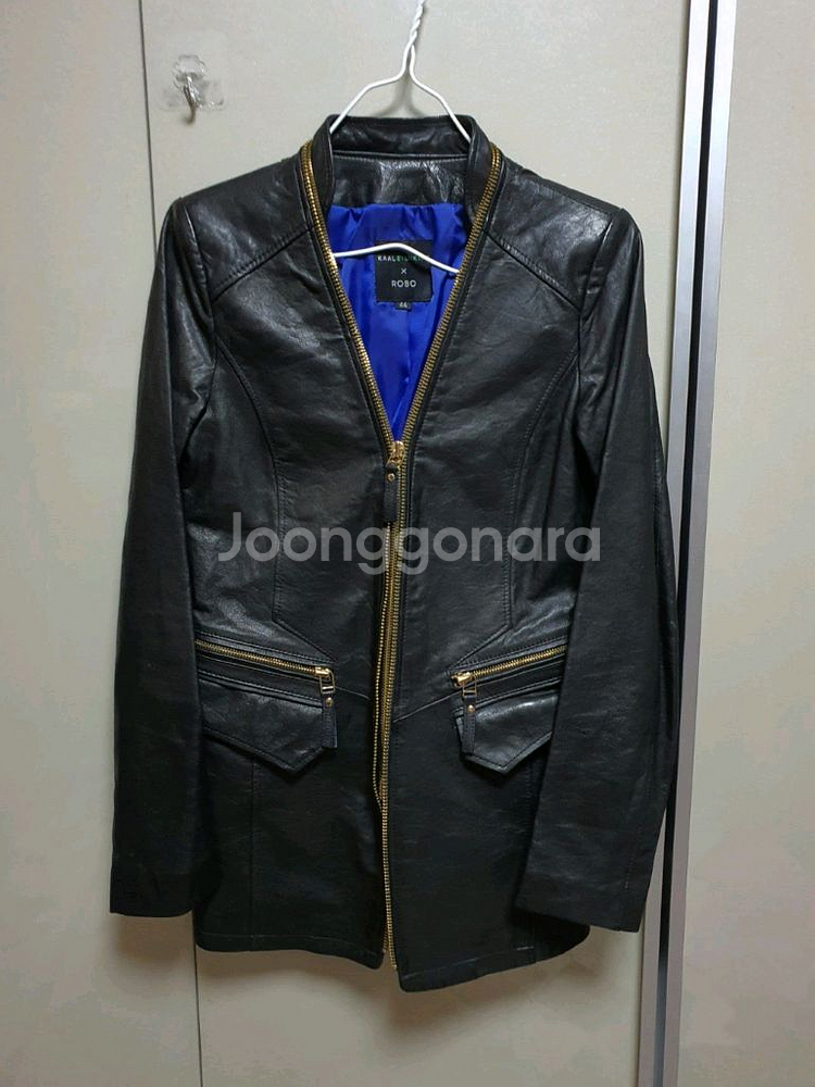 로보 칼이석태 양가죽 자켓(44)/2만원--1