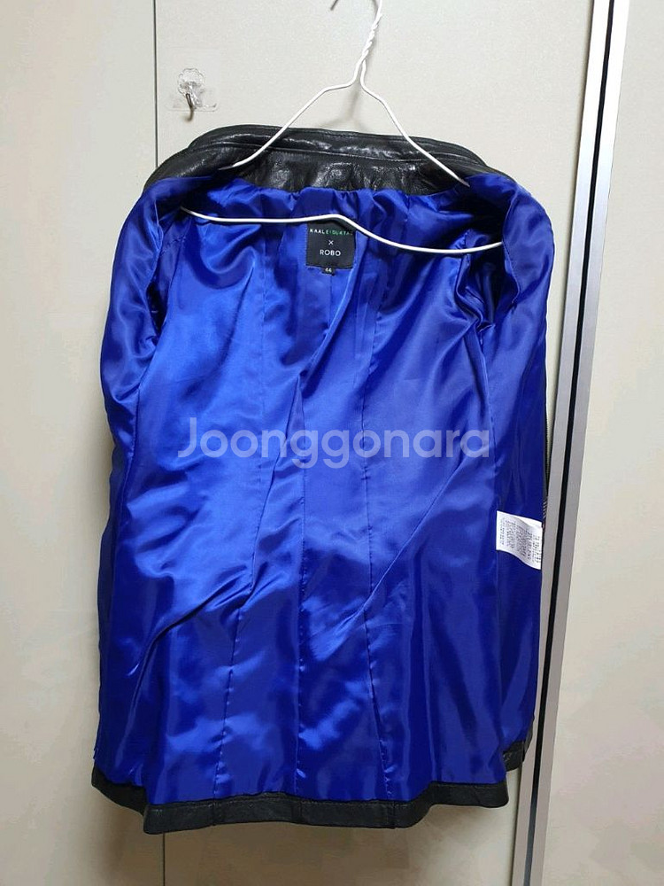 로보 칼이석태 양가죽 자켓(44)/2만원--6