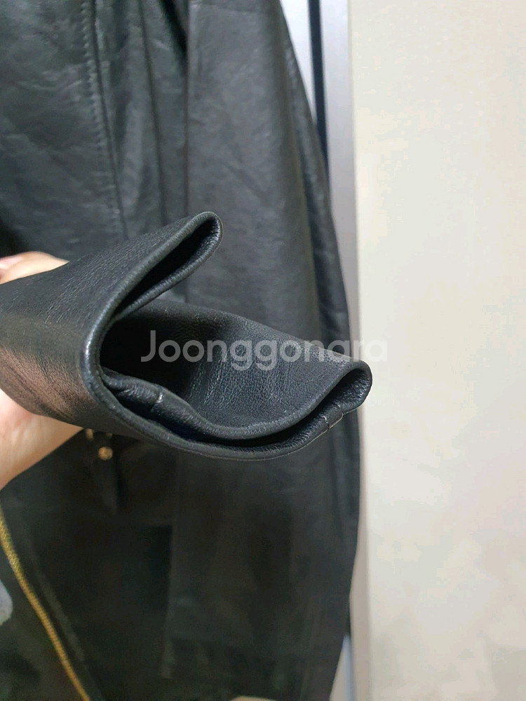 로보 칼이석태 양가죽 자켓(44)/2만원--3