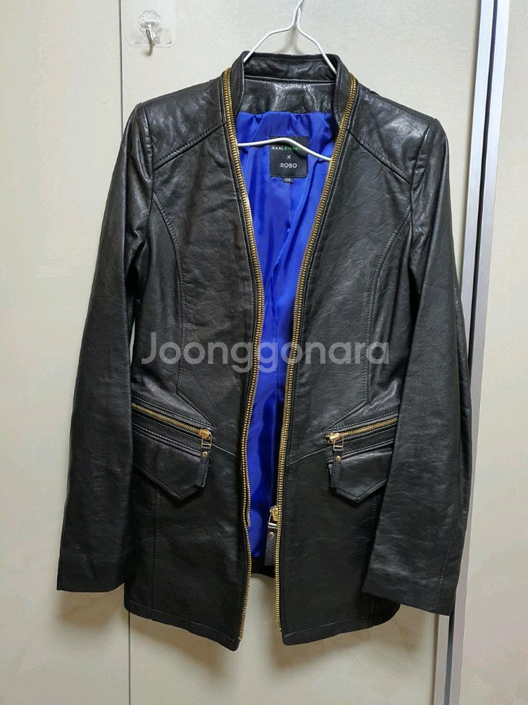로보 칼이석태 양가죽 자켓(44)/2만원--2