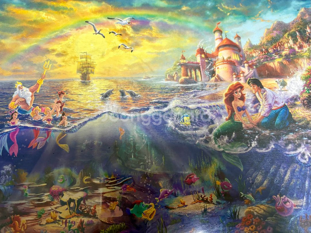 인어공주 퍼즐 (Thomas Kinkade)--0