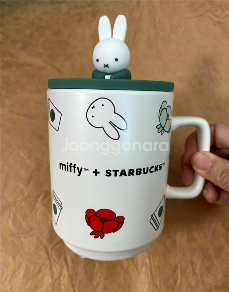 스타벅스 포에버 미피 피규어 머그--0