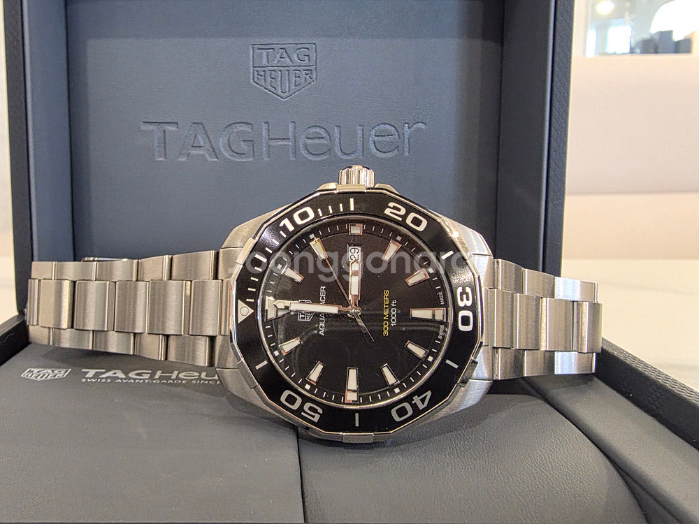 태그호이어 아쿠아레이서 쿼츠 WAY101A 21년--2