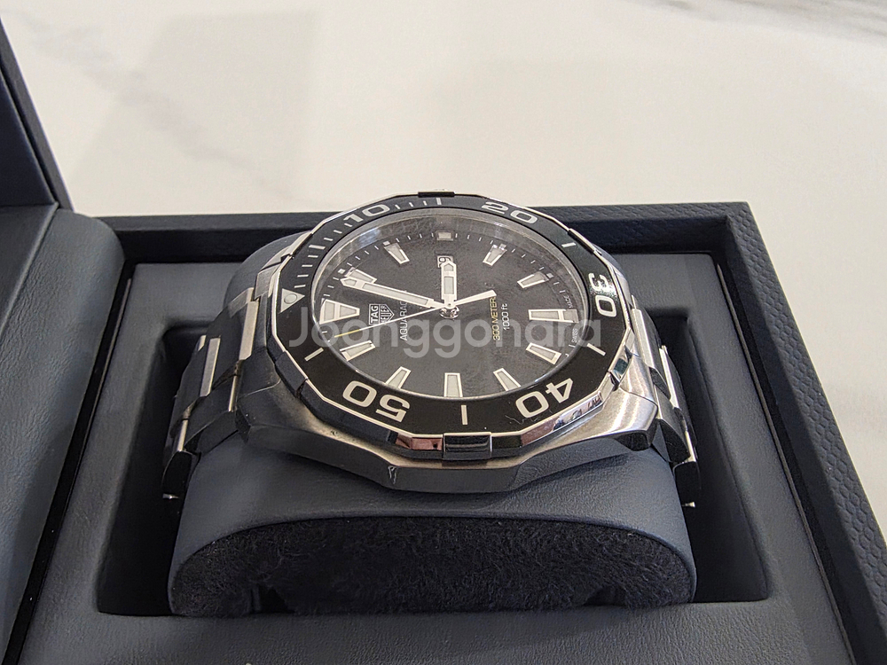 태그호이어 아쿠아레이서 쿼츠 WAY101A 21년--4