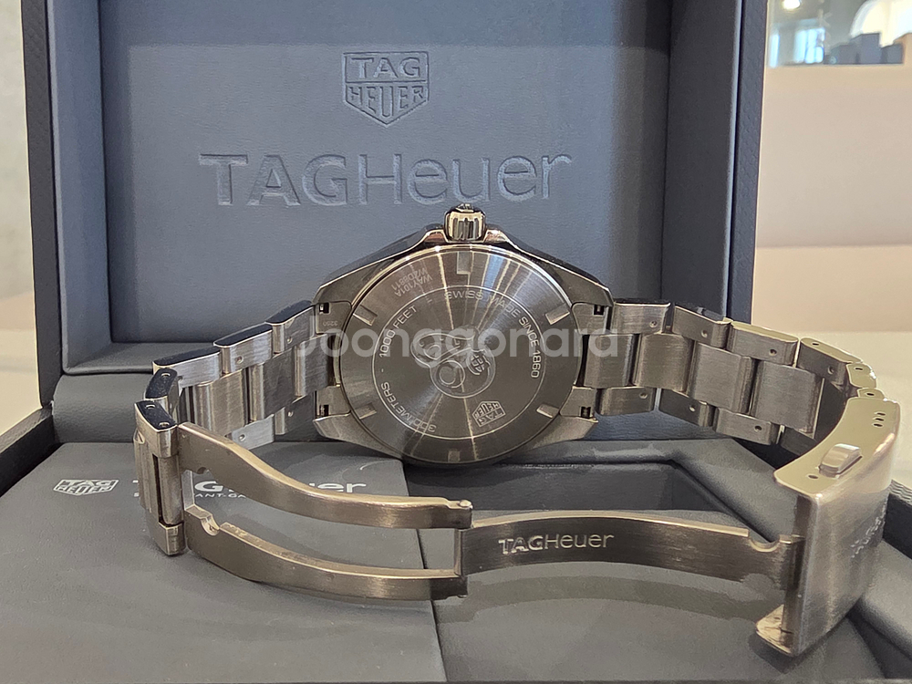 태그호이어 아쿠아레이서 쿼츠 WAY101A 21년--8