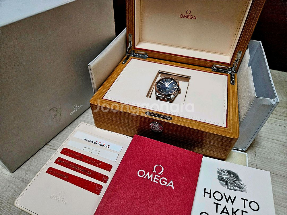 오메가 아쿠아테라 세드나골드 41mm팝니다--4