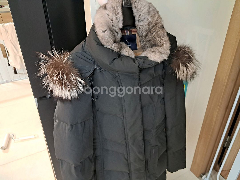 헤지스 겨울 여성 롱패딩 90--1