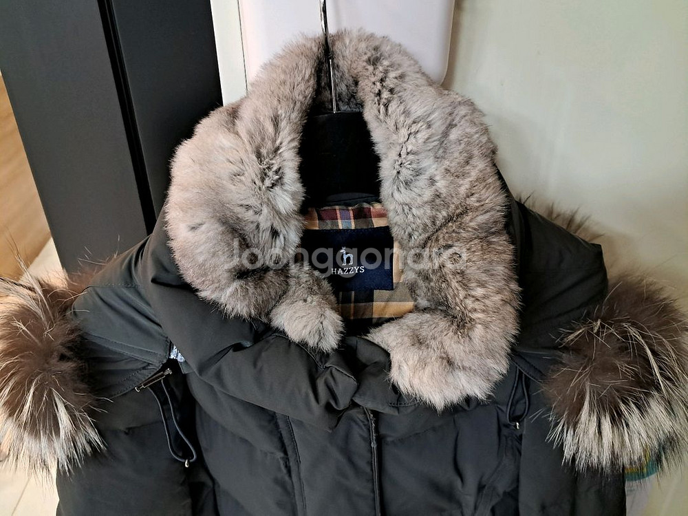 헤지스 겨울 여성 롱패딩 90--2