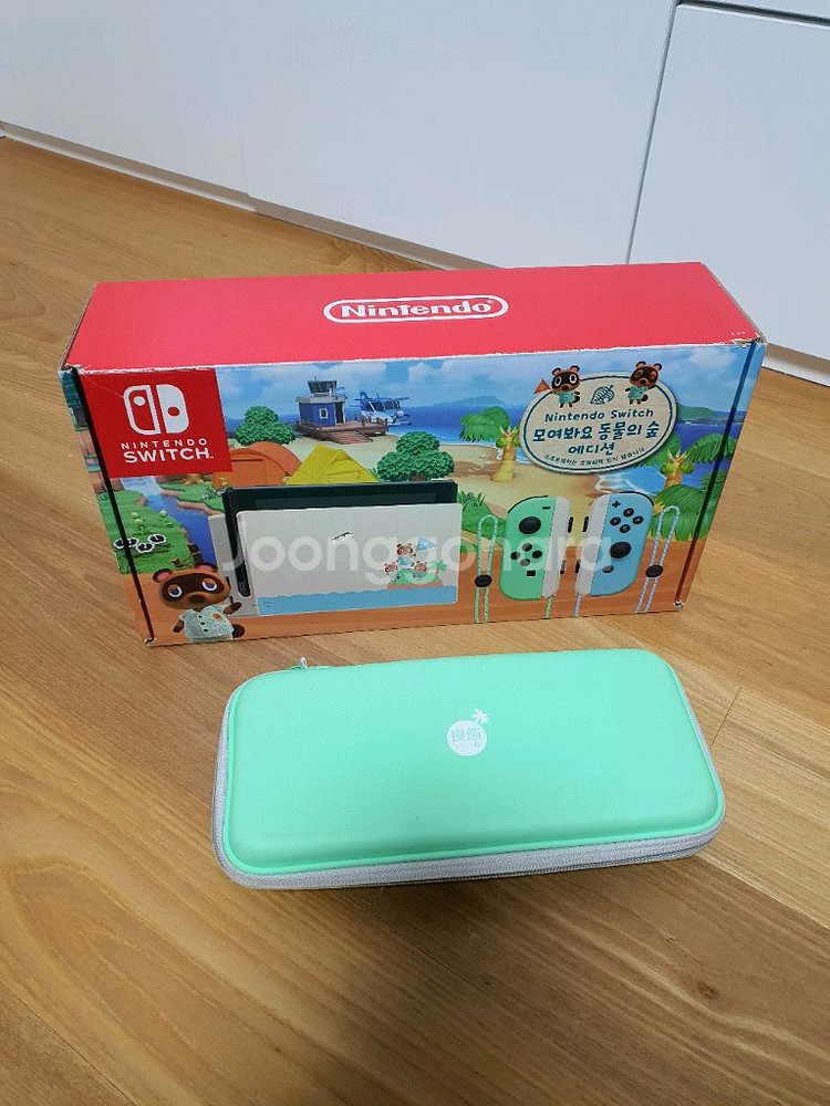 (신품급) 닌텐도스위치 동숲에디션 신형 배터리개선판--0