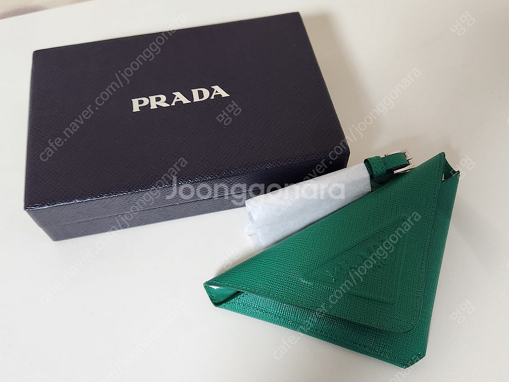 프라다 사피아노 레더 키링 (동전지갑 겸용)--0