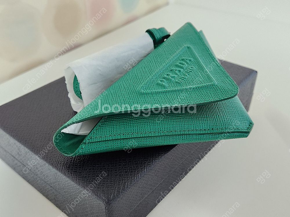 프라다 사피아노 레더 키링 (동전지갑 겸용)--2