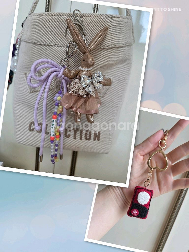 금토끼 신세계백화점 키링새거 바비키링--0