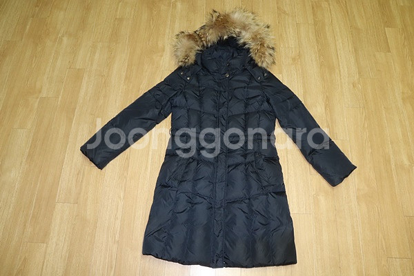 (66)1624.헤지스/다크네이비 다운롱패딩자켓--0