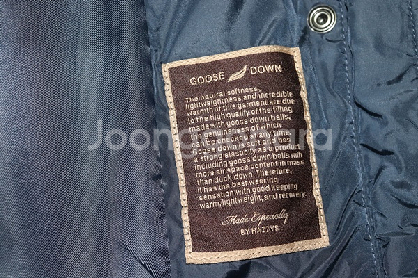 (66)1624.헤지스/다크네이비 다운롱패딩자켓--6