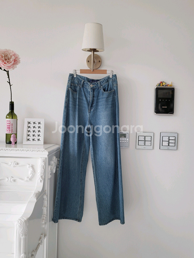 예쁜 니트ㆍ완벽핏 세미와이드청바지(반택포)--2