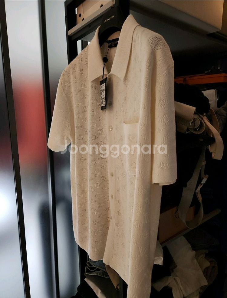 루이비통 모노그램 포인텔 셔츠--0