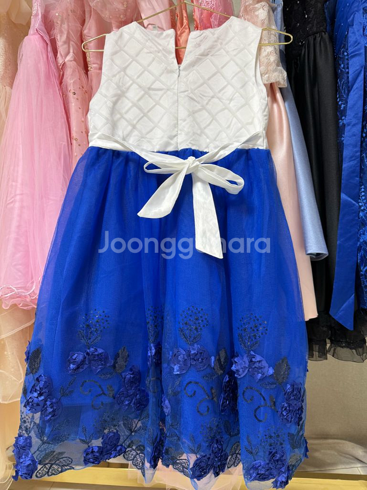 여아드레스 블루화이트--4