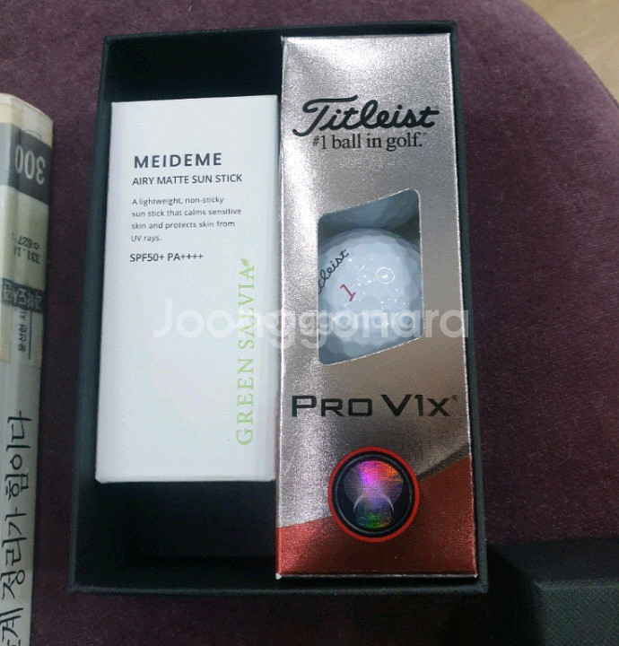Titleist Pro V1x골프공 선스틱 골프클럽악세--0
