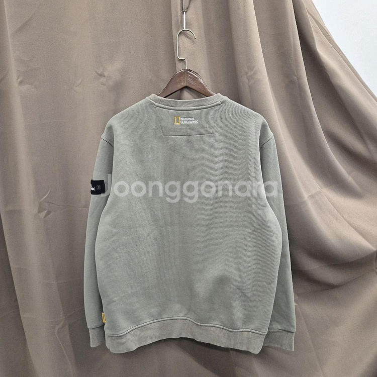 내셔널지오그래픽 기모 맨투맨 XL--2