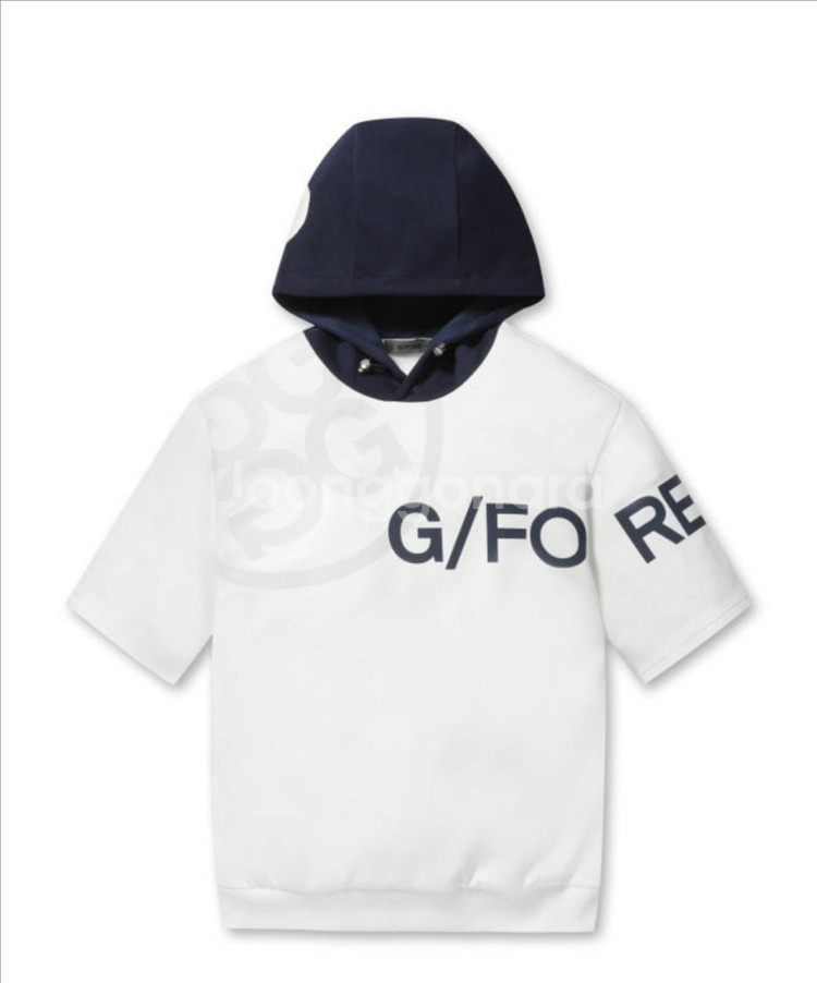 지포어 골프웨어 남성 반팔 후드티 새상품--0