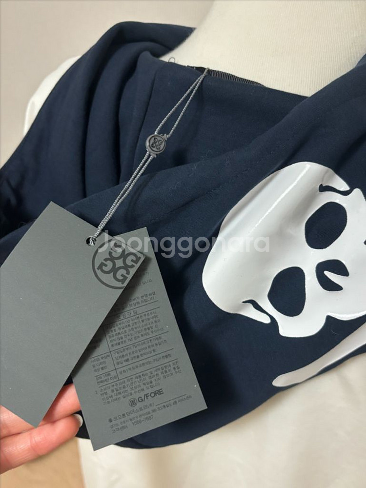 지포어 골프웨어 남성 반팔 후드티 새상품--3