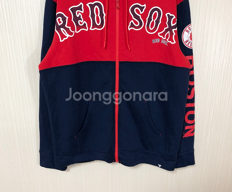 MLB 파나틱스 보스턴레드삭스 후드집업티셔츠 L(해외)--2