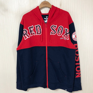 MLB 파나틱스 보스턴레드삭스 후드집업티셔츠 L(해외)