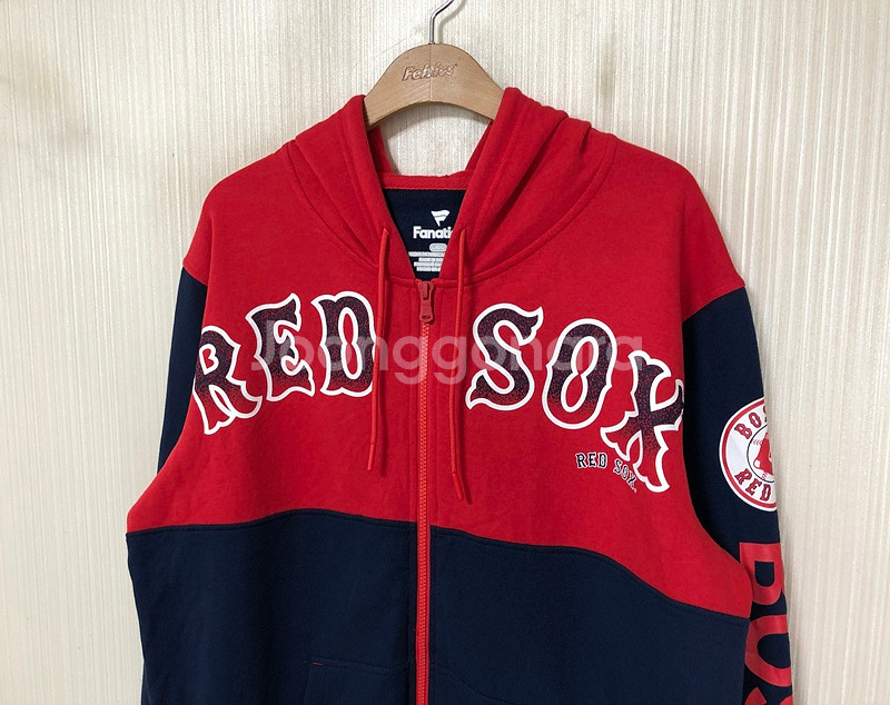 MLB 파나틱스 보스턴레드삭스 후드집업티셔츠 L(해외)--5