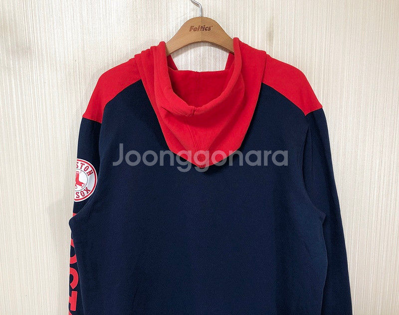 MLB 파나틱스 보스턴레드삭스 후드집업티셔츠 L(해외)--8