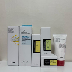 코스알엑스 선크림 에센스 크림 토너 클렌징워터 폼클렌저