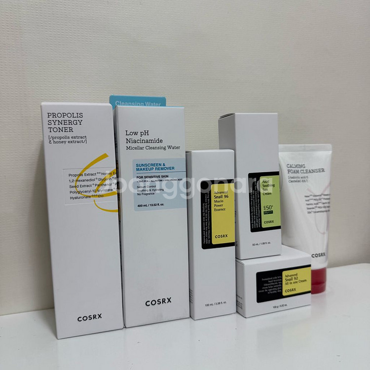 코스알엑스 선크림 에센스 크림 토너 클렌징워터 폼클렌저--1