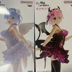 리제로 천사 렘 피규어/악마 람 피규어