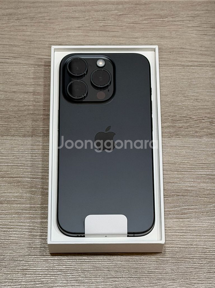 아이폰 15프로 128기가 블랙 리퍼--1