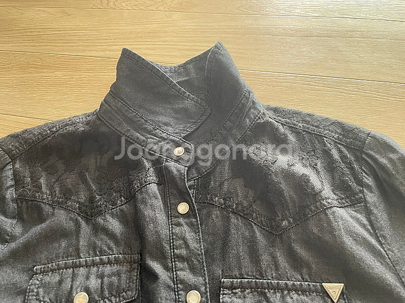 라코스테 울 니트38. 게스 코튼 셔츠XS--5